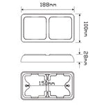 80 Series Double Combination Light LED Autolamps