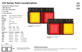 125 Series Double Light LED Autolamps