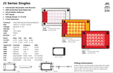 J3 Series Single Function Light LED Autolamps
