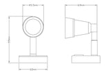 RL60 Series Interior Reading Light LED Autolamps