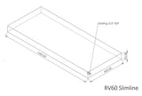 60L slimline ute headboard