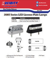 LED Licence Plate Lamp 26807