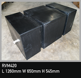 420L Large Black Water Tank with Starpping Grooves (RVM)