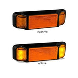 Amber 38 Series Marker Light with Reflector 38AM
