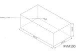* 100L Rectangle Water Tank (RVM) *