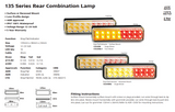 135 Series Tail Light LED Autolamps
