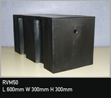 50L Coaster Floor Mount Black Water Tank (RVM)