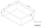 61L Rectangle Black Water Tank (RVM)