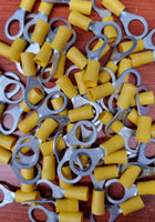Pack 100 Ionnic Yellow Crimp 10mm Ring QKC42