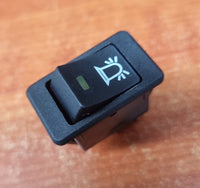 Rocker Switch with Beacon symbol Rectangle Amber Light RS12A-19