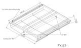125L Underbody Trailer Type Black Water Tank (RV)