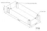 * 70L Multi-Purpose Mountable Water Tank (TT) *