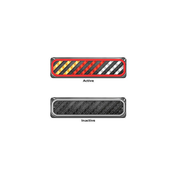 3856 Series Checker Plate Style Stop/Tail/Ind/Rev Two Pack 3856ARWM-2