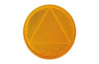 Narva Round Amber Retro Reflector with Self Adhesive (84006)