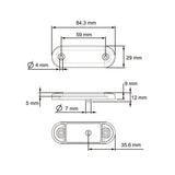 26260 Series Marker Lamps with stainless steel bezel Lucidity