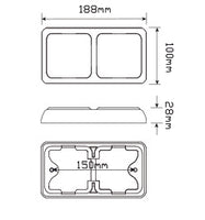 80 Series Double Bracket LED Autolamps