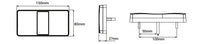 Lucidity LED Rear Combo Trailer Lamp Stop/Tail, Ind (26002AR-VBL2)