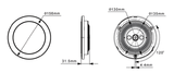 *Lucidity 26167 Series Glo Trac Round Rear Combo Lamp with Progressvie Ind*