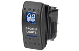 Narva Sealed Rocker Switch with Back Up Lights Icon Blue (63142BL)