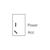 Narva Off/On Heavy-Duty Rocker Switch (63040BL)