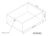 285L Rectangle Black Water Tank (RVM)