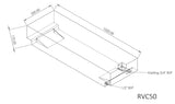50L Van Type Black Water Tank (RVC)