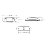 Lucidity 22394 Series LED Side Marker with Intergrated Step Illumination - 22394CAK-1VBL