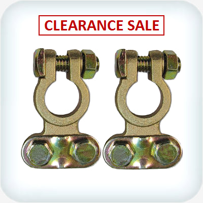 Battery Terminal Two Bolt fits 6-12v Pos or Neg (BT11/2)