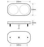 LED 209 Series Trailer Combo Stop/Tail/Indicator/Licence - 209GARLP2