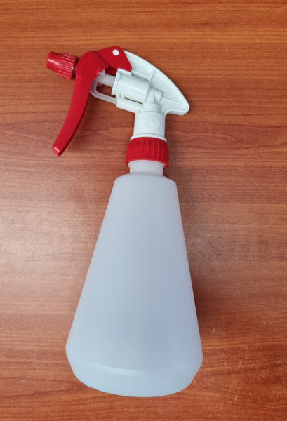 Assembled Sprayer - 500ml Conical Bottle with adjustable spray pattern trigger spray.