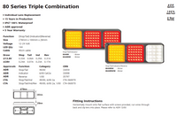 80 Series Triple Combination LED Lighting