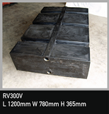 300L Rectangular Black Water Tank with Strapping Grooves (RVM)