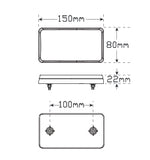 LED 155 Series Stop/Tail/Indicator & Reflector 2pk - 155BAR2