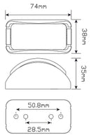 42 Series Marker Light Amber in plastic wrapping 42AM/ 42AMB