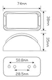 42 Series Marker Light Amber in plastic wrapping 42AM/ 42AMB