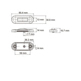 26260 Series Marker Lamps with stainless steel bezel Lucidity