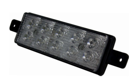 WHITEVISION Amber Bullbar Lamp Directional Indicator with Clear Lens FM880C