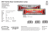 LED 3857 Series Stop/Tail/Ind/Rev/Reflector Combo 2pk - 3857ARWM-2