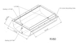 * 80L Underbody Trailer Type Tank (RV) *