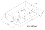 200L Rectangle Black Water Tank (UB)