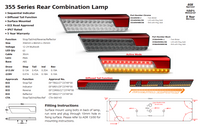 355 Series Stop/Tail/Ind/Rev/Reflector  Two Pack 355ARWM-2