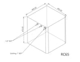 65L Cube Black Water Tank (RC)