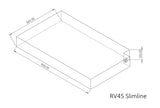 45L Slimline Headboard Black Water Tank (RV)
