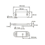 26260 Series Marker Lamps with stainless steel bezel Lucidity