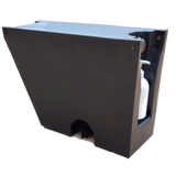 30L Slimlined Angled Undertray Black Water Tank with Fittings (UB)