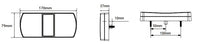 Lucidity LED Rear Combo Trailer Lamp Stop/Tail/Ind & Rev (26168ARC-VBL2)