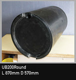 200L Round Black Water Tank (UB)