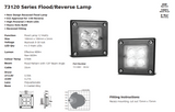 LED 73120 Series Recessed Flood Light - 73120BM