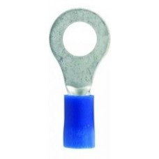 6MM Ring Terminal Blue (Pack 100) QKC23