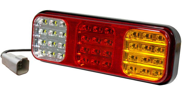 WHITEVISION White Red Amber 280 Series Combo with Deutsch Connector LED CRL280RLEDDT